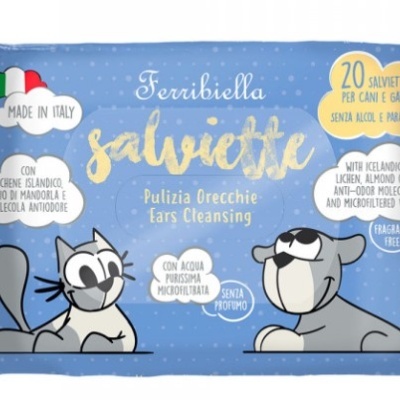 Toalhitas higiênicas Salviette - limpeza de ouvido