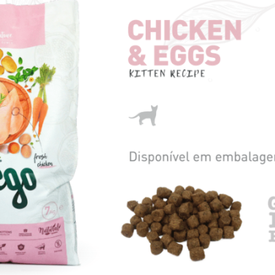 Ração para gatos filhotes Super premium Grain free Weego - Frango e ovos - 1,5 kg - pack econômico disponível