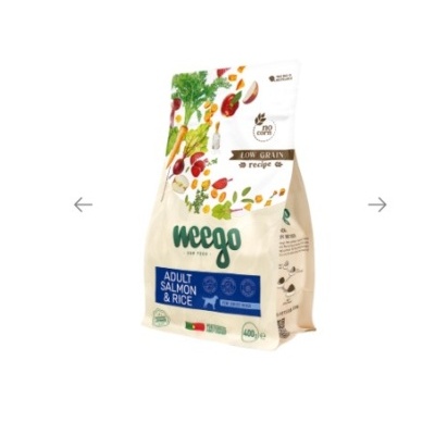 Weego Dog Food Adult Salmon & Rice Low Grain - Premium - 3 kg-  opção de pack econômico Weego Dog Food Adult Salmon & Rice Low Grain - Premium - 3 kg-  opção de pack econômico