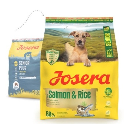 Josera Senior Plus - Ração para Cão Sénior com Sensibilidades - Salmão - pack economia 2 x 12,5 kg