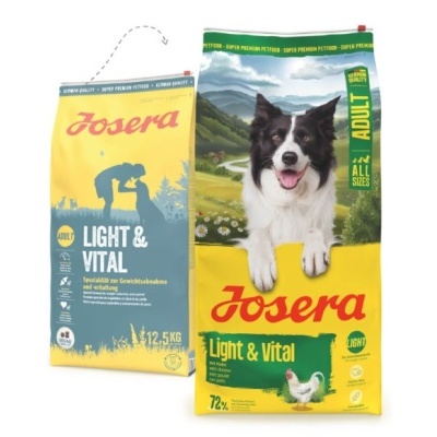 Josera Light & Vital - Ração para Cão Adulto para Controlo de Peso - 4,5 kg - pack econômico disponível Josera Light & Vital - Ração para Cão Adulto para Controlo de Peso - 4,5 kg - pack econômico disponível