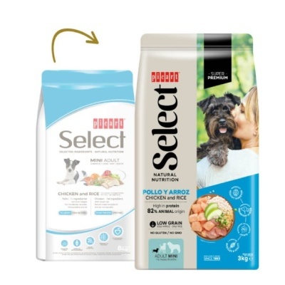 Picart Select Mini Light Cão - Frango e Arroz - 3 kg -  opção pack econômico Picart Select Mini Light Cão - Frango e Arroz - 3 kg -  opção pack econômico