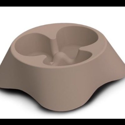 COMEDOURO PLAST. 'SLOW FOOD NUVOLA' - 28x7.5 CM