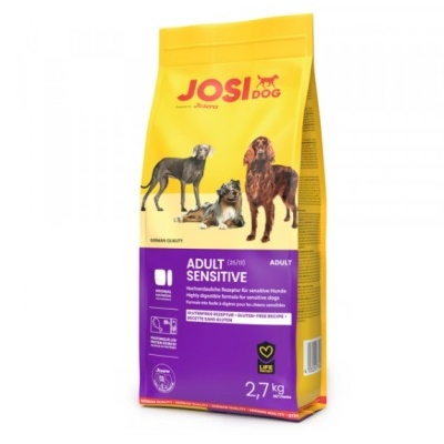 JosiDog Sensitive - Ração Seca para Cão Adulto com Sensibilidades - 2,7 kg - opções de pack econômicos JosiDog Sensitive - Ração Seca para Cão Adulto com Sensibilidades - 2,7 kg - opções de pack econômicos