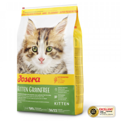 Josera Kitten Grain Free - Ração Seca Sem Cereais para Gatinho filhote - 2 kg - opção de pack econômico Josera Kitten Grain Free - Ração Seca Sem Cereais para Gatinho filhote - 2 kg - opção de pack econômico