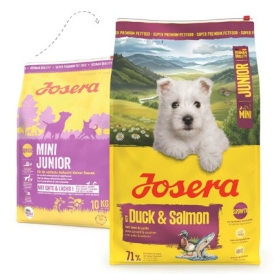 Josera Mini Junior - Ração Seca para Cão Puppy Mini  - 4,5 kg - opção de pack economia Josera Mini Junior - Ração Seca para Cão Puppy Mini  - 4,5 kg - opção de pack economia