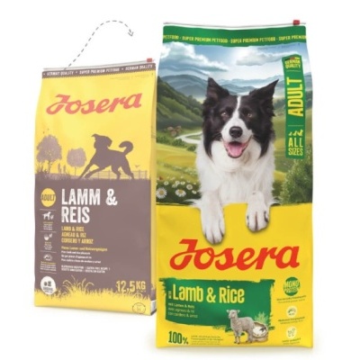 Josera - Ração Seca para Cão Adulto - Borrego e Arroz - 4,5 kg - opção de pack economia Josera - Ração Seca para Cão Adulto - Borrego e Arroz - 4,5 kg - opção de pack economia