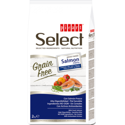 Picart Select Cão Adulto - Sem Cereais Menu Salmão - Super Premium - opção de pack econômico