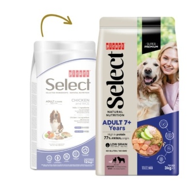 Picart Select Cão Sénior Frango - premium -3 kg - opção de pack econômico Picart Select Cão Sénior Frango - premium -3 kg - opção de pack econômico