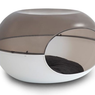 CASOTA PLÁSTICO "LUNA FUME" C/ COLCHÃO - 57x38x31 CM