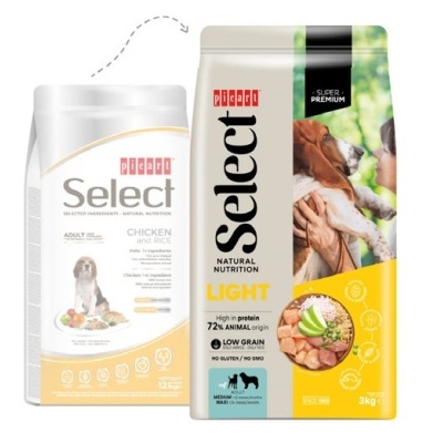 Picart Select Premium Cão Light Adulto - Frango e Arroz - 3 kg - opção de pack econômico Picart Select Premium Cão Light Adulto - Frango e Arroz - 3 kg - opção de pack econômico