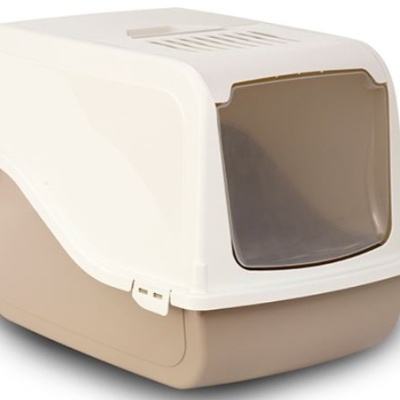 WC P/ GATO FECHADO "ARIEL TOP FREE" C/ PÁ - 57x39x38 CM