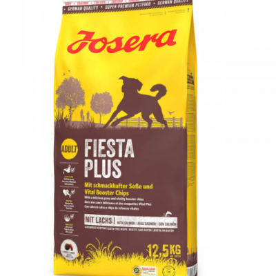 Josera Fiesta Plus - Ração para Cão Adulto - Salmão - 12,5 Kg - opção de pack econômico Josera Fiesta Plus - Ração para Cão Adulto - Salmão - 12,5 Kg - opção de pack econômico