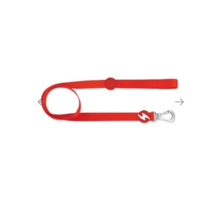Dashi Solid Red Leash - trela - vários tamanhos