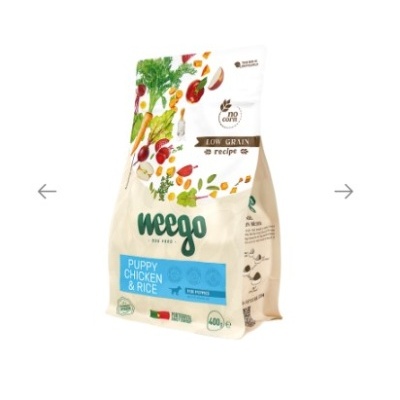 Weego Dog Food Puppy Chicken & Rice Low Grain - Premium - 3 kg -  opção de pack econômico