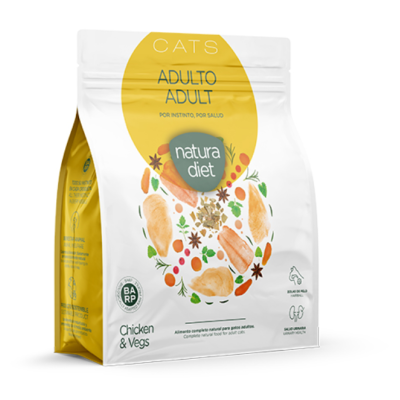 NATURA DIET GATO  ADULTO FRANGO - 3 kg - grain free - super premium - pack econômico disponível NATURA DIET GATO  ADULTO FRANGO - 3 kg - grain free - super premium - pack econômico disponível