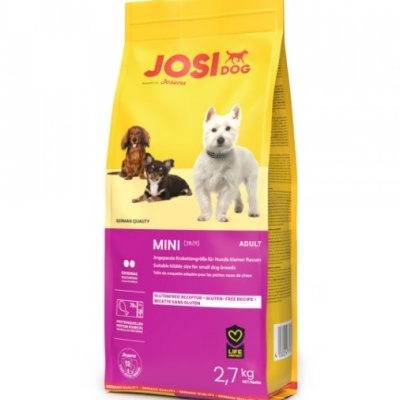 JosiDog Mini - Ração Seca para Cão Adulto Mini - 2,7 kg - pack econômico disponível JosiDog Mini - Ração Seca para Cão Adulto Mini - 2,7 kg - pack econômico disponível