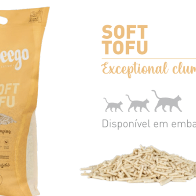 Areia / litter Weego Soft 100% Tofu - 6 L