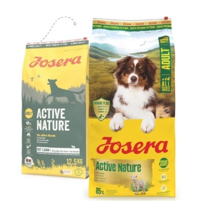 Josera Active Nature - Ração para Cão Adulto - Aves e Borrego - 12,5 Kg - opção de pack econômico Josera Active Nature - Ração para Cão Adulto - Aves e Borrego - 12,5 Kg - opção de pack econômico