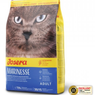 Josera Marinesse - Ração Seca Sem Cereais para Gato - sabor peixe - 2 kg - pack econômico disponível Josera Marinesse - Ração Seca Sem Cereais para Gato - sabor peixe - 2 kg - pack econômico disponível