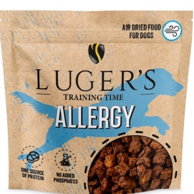 Luger's Training Time - Snack super premium para cão adulto com alergias - 130 g Luger's Training Time - Snack super premium para cão adulto com alergias - 130 g