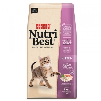Picart Nutribest Gato Kitten - Frango e Arroz