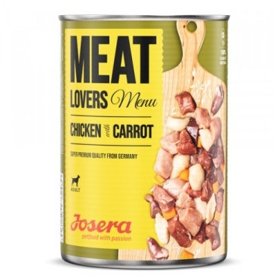 Josera Meat Lovers -  Menu frango e cenoura - pack: 6 latas