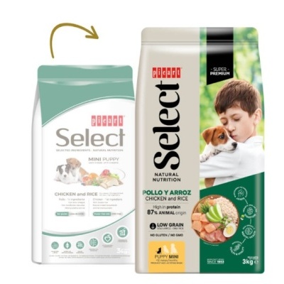 Picart Select Filhotes Mini Frango & Arroz - 3 kg -opção de pack econômico