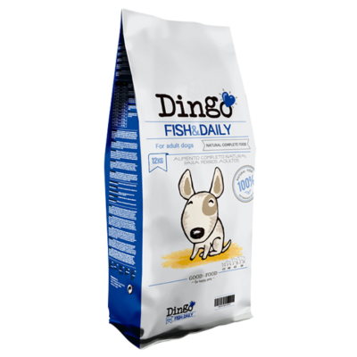 DINGO FISH & DAILY - 3 kg  - ração para cães adultos - opções de packs econômicos