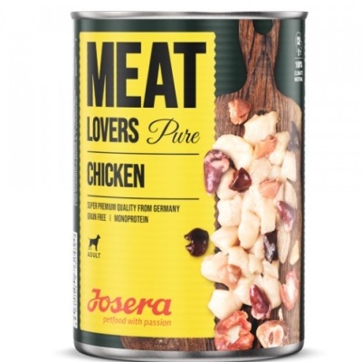 Josera Meat Lovers - Alimento húmido com Carne 100% de frango - pack 6 unids Josera Meat Lovers - Alimento húmido com Carne 100% de frango - pack 6 unids