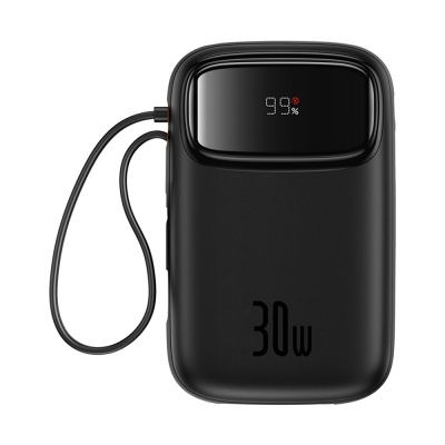 PowerBank Baseus QPow 2 – 10.000 mAh - Preto