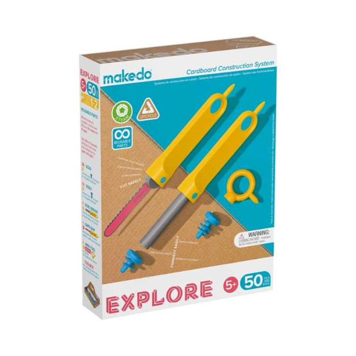 EXPLORE: Kit de 50 peças | Makedo EXPLORE: Kit de 50 peças | Makedo