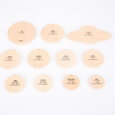 Discos de Madeira do Sistema Solar | TickiT