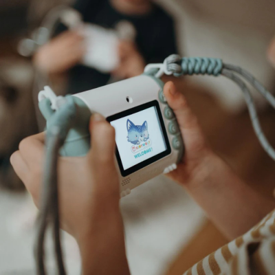 Máquina Fotográfica com impressão: Verde | KidyWolf