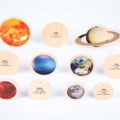 Discos de Madeira do Sistema Solar | TickiT