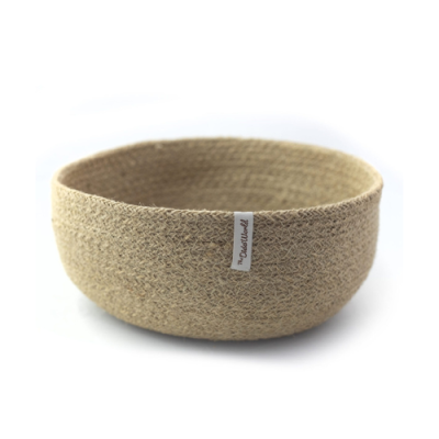 Cesto redondo de juta artesanal | The Dida