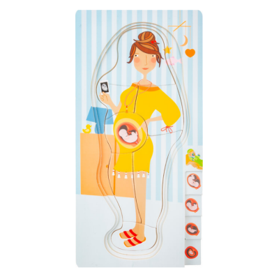 Puzzle do Corpo Humano: Gravidez | Small Foot