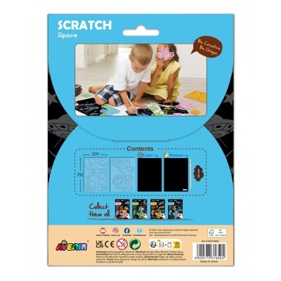 Scratch With Stencil: Space | AVENIR