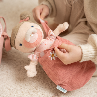 Baby Rosa com Alcofa: Little Pink Flowers | Little Dutch