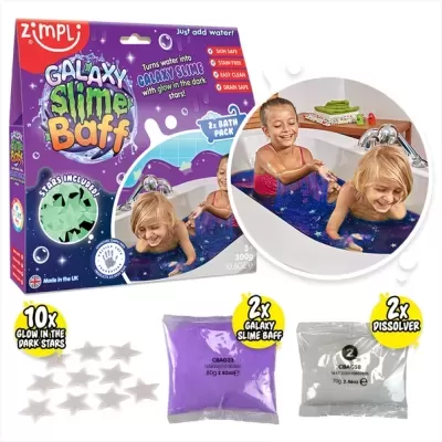 Brinquedo de banho sensorial Young Explorer: Galaxy Slime Baff | Zimpli Kids