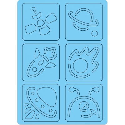 Scratch With Stencil: Space | AVENIR