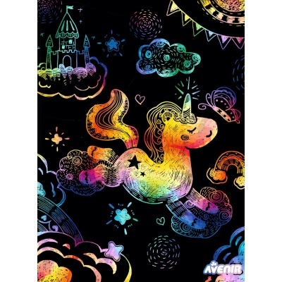Scratch With Stencil: Unicorns | AVENIR