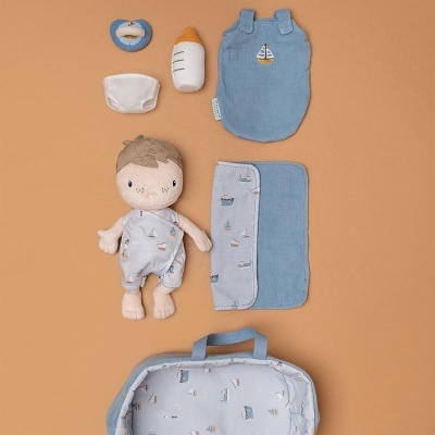 Baby Jim com Alcofa: Sailors Bay Blue | Little Dutch