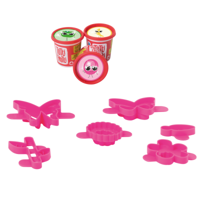 Plasticina Perfumada: Trio Flores e Borboletas | Tutti Frutti