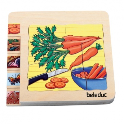 Puzzle de Camadas: Cenoura | Beleduc