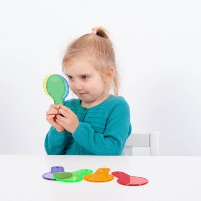 Conjunto de Paletas Coloridas Translúcidas | Tickit