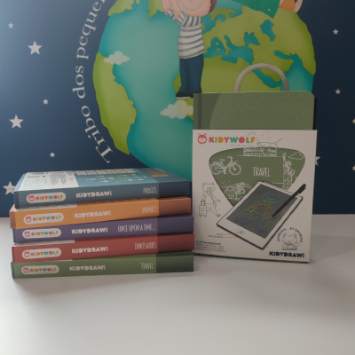 Tablet Mágico com ilustrações: Oceanos e Piratas | KidyWolf