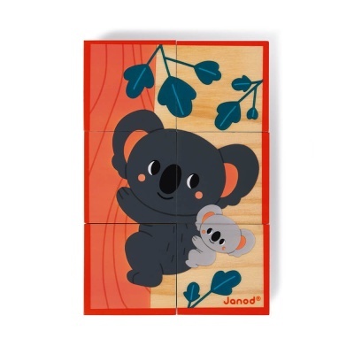 Blocos de Madeira: Animais | Janod