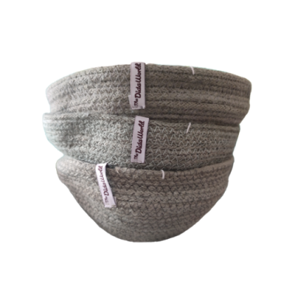 Cesto redondo de juta artesanal | The Dida