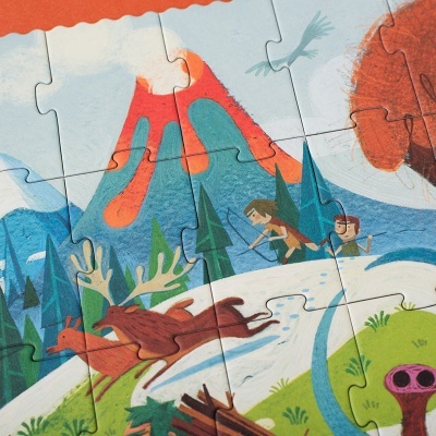 Puzzle Go To The Prehistory [100 peças] | Londji